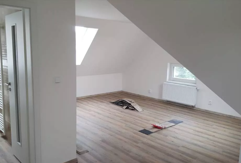 podkroví po kompletní rekonstrukci