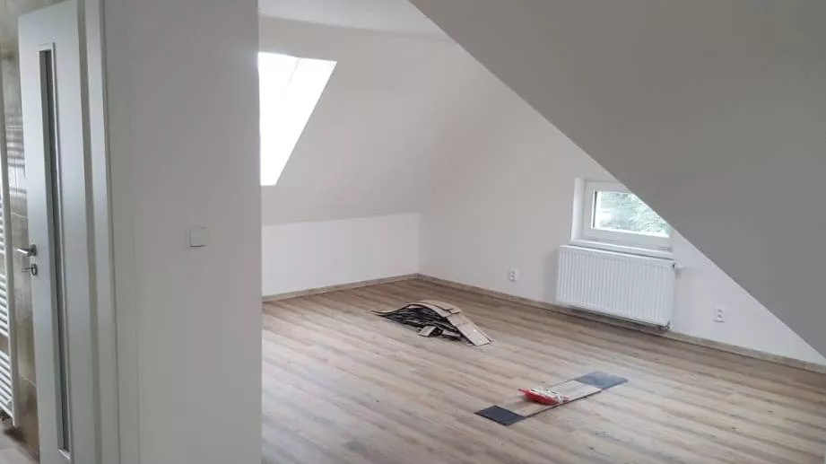 podkroví po rekonstrukcí